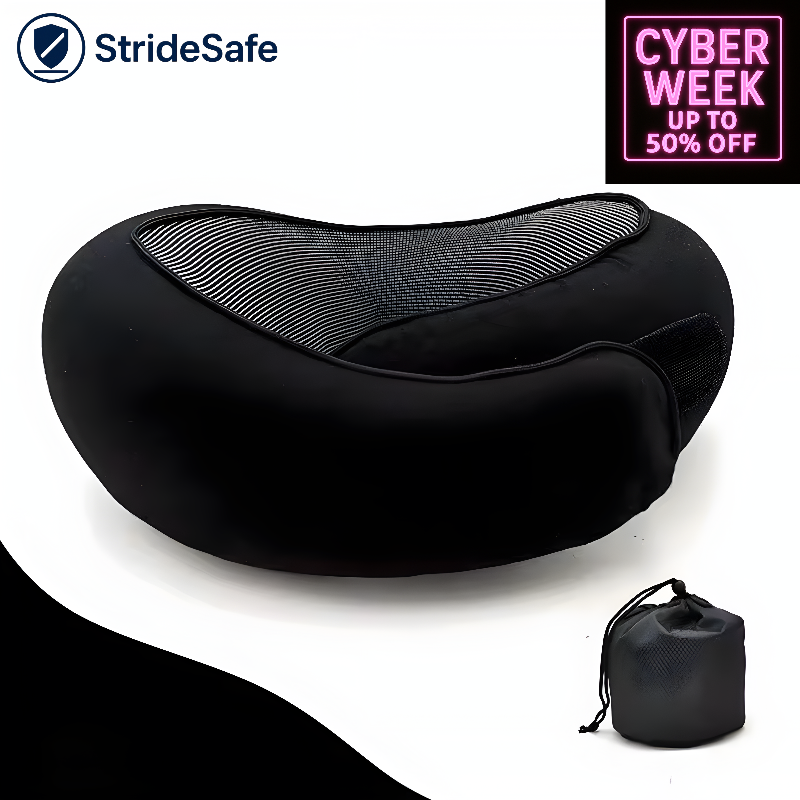 StrideSafe™ Nakkpute – Sov trygt og behagelig!