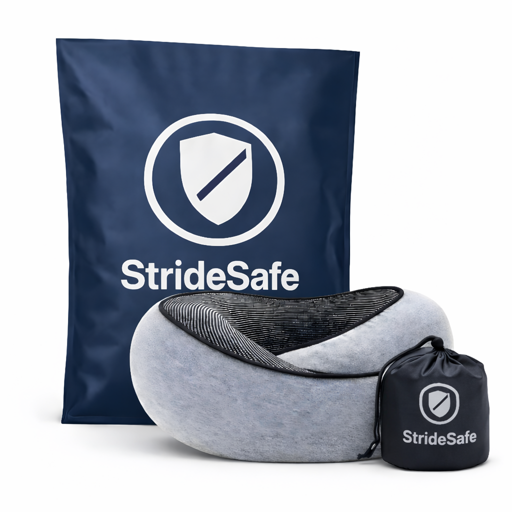 StrideSafe™ Nakkpute – Sov trygt og behagelig!