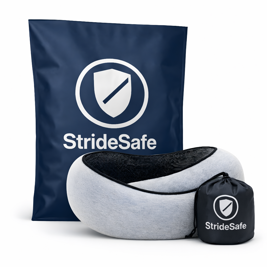 StrideSafe™ Nakkpute – Sov trygt og behagelig!