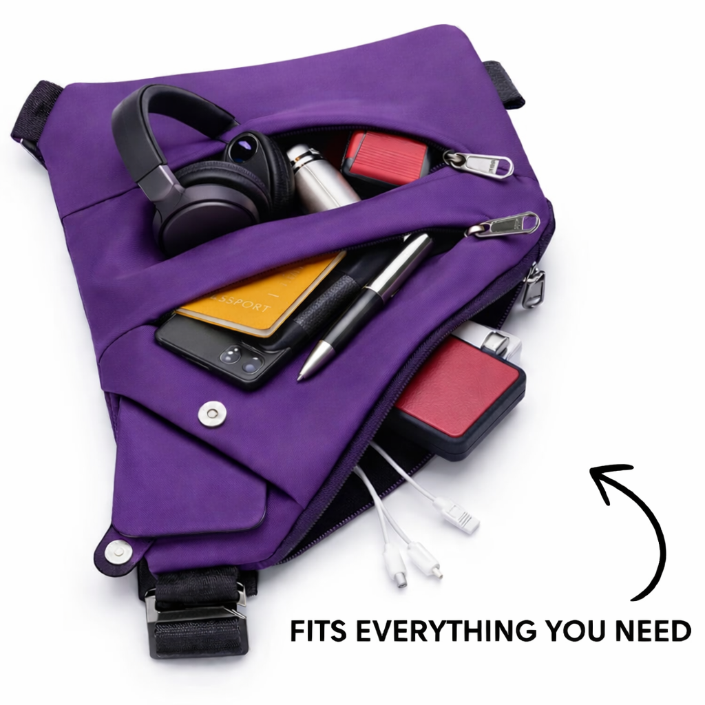 StrideSafe™ tyverisikret skulderveske